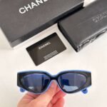 Chanel Sunglasses Luxury Edition Size: 56-17-147 - Image 7