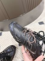 miumiu&NB Co-branded genuine leather upper and cashmere lining shoes Premium version - Image 13