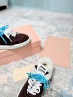 miumiu original cowhide upper wool lining high-end shoes - Image 4