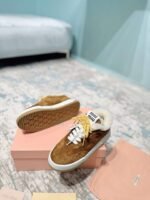 miumiu original cowhide upper wool lining high-end shoes - Image 16