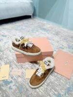 miumiu original cowhide upper wool lining high-end shoes - Image 17