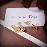 DIOR Bee Asymmetric Earrings - Image 4