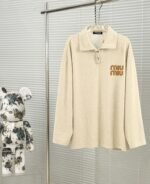 miumiu Long Sleeve Polo Shirt