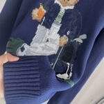 Ralph Lauren Bear Sweater Fashion Casual Knit Sweater - Image 7