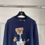 Ralph Lauren Bear Sweater Fashion Casual Knit Sweater - Image 4