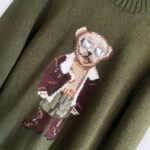 Ralph Lauren Bear Sweater Fashion Casual Knit Sweater - Image 11