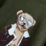 Ralph Lauren Bear Sweater Fashion Casual Knit Sweater - Image 8
