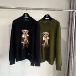 Ralph Lauren Bear Sweater Fashion Casual Knit Sweater