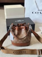Coach Bucket Bag  Calfskin leather - Image 7