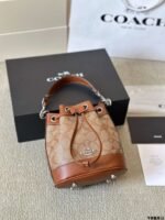 Coach Bucket Bag  Calfskin leather - Image 4