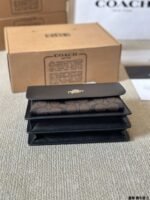 Coach Top quality genuine leather version Flap small square bag - Image 5