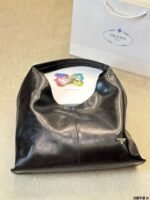PRADA Soft leather shoulder bag cowhide material