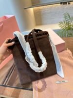 Miumiu suede shoulder bag Original 1:1 - Image 6
