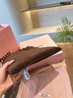 Miumiu suede shoulder bag Original 1:1 - Image 3
