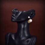 DIOR Golden letter JADIOR earring - Image 2