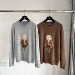 Ralph Lauren Bear Sweater Fashion Casual Knit Sweater