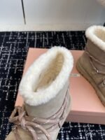 miumiu Cotton shoes boots Premium version winter cotton boots - Image 5