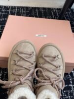 miumiu Cotton shoes boots Premium version winter cotton boots - Image 4