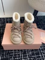 miumiu Cotton shoes boots Premium version winter cotton boots