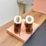 miumiu Winter Snow Boots Top version - Image 6