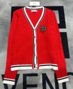 miumiu V-neck knitted sweater coat - Image 3