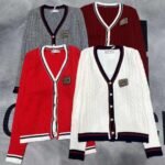 miumiu V-neck knitted sweater coat - Image 5