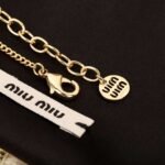 miumiu Square pearl necklace premium version high quality - Image 8