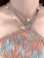 miumiu Square pearl necklace premium version high quality - Image 5
