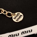 miumiu Square pearl necklace premium version high quality - Image 4