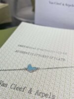 Van Cleef & Arpels Turquoise Mini Butterfly Bracelet - Image 4