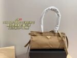 PRADA LUX SOFTBOG Handbag Crossbody Bag (Long Handle)
