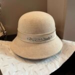 Chanel 100% wool formal hat 57cm - Image 9