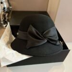 Chanel 100% wool formal hat 57cm - Image 11