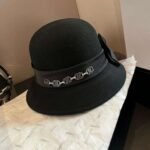 Chanel 100% wool formal hat 57cm - Image 13