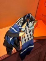 Hermès cashmere scarf 100% selected pure cashmere Official website 1:1 version, high-end scarf 110X200CM - Image 8