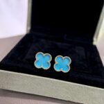 Van Cleef & Arpels Four-Leaf Clover Earrings Premium Edition - Image 2