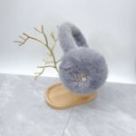 Dior autumn and winter all-match earmuffs fiber fur super warm - Image 11
