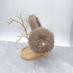 Dior autumn and winter all-match earmuffs fiber fur super warm - Image 9