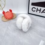 Dior autumn and winter all-match earmuffs fiber fur super warm - Image 8