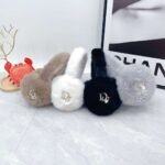 Dior autumn and winter all-match earmuffs fiber fur super warm - Image 6