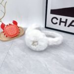 Dior autumn and winter all-match earmuffs fiber fur super warm - Image 5