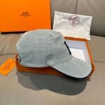 HERMES Original single embroidered baseball cap - Image 22