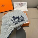 HERMES Original single embroidered baseball cap - Image 21