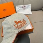HERMES Original single embroidered baseball cap - Image 13
