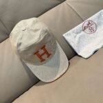 HERMES Original single embroidered baseball cap - Image 10