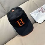 HERMES Original single embroidered baseball cap - Image 3
