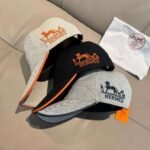 HERMES Original single embroidered baseball cap - Image 2