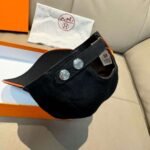 HERMES Original single embroidered baseball cap - Image 9