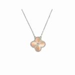 Van Cleef & Arpels Champagne gold four-leaf clover necklace - Image 5