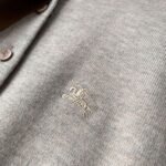 Burberry classic warhorse logo embroidered cardigan Knitted sweater coat - Image 5